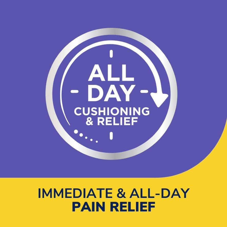 Dr. Scholl's Bunion Cushions fit inside most closed-toe shoes.