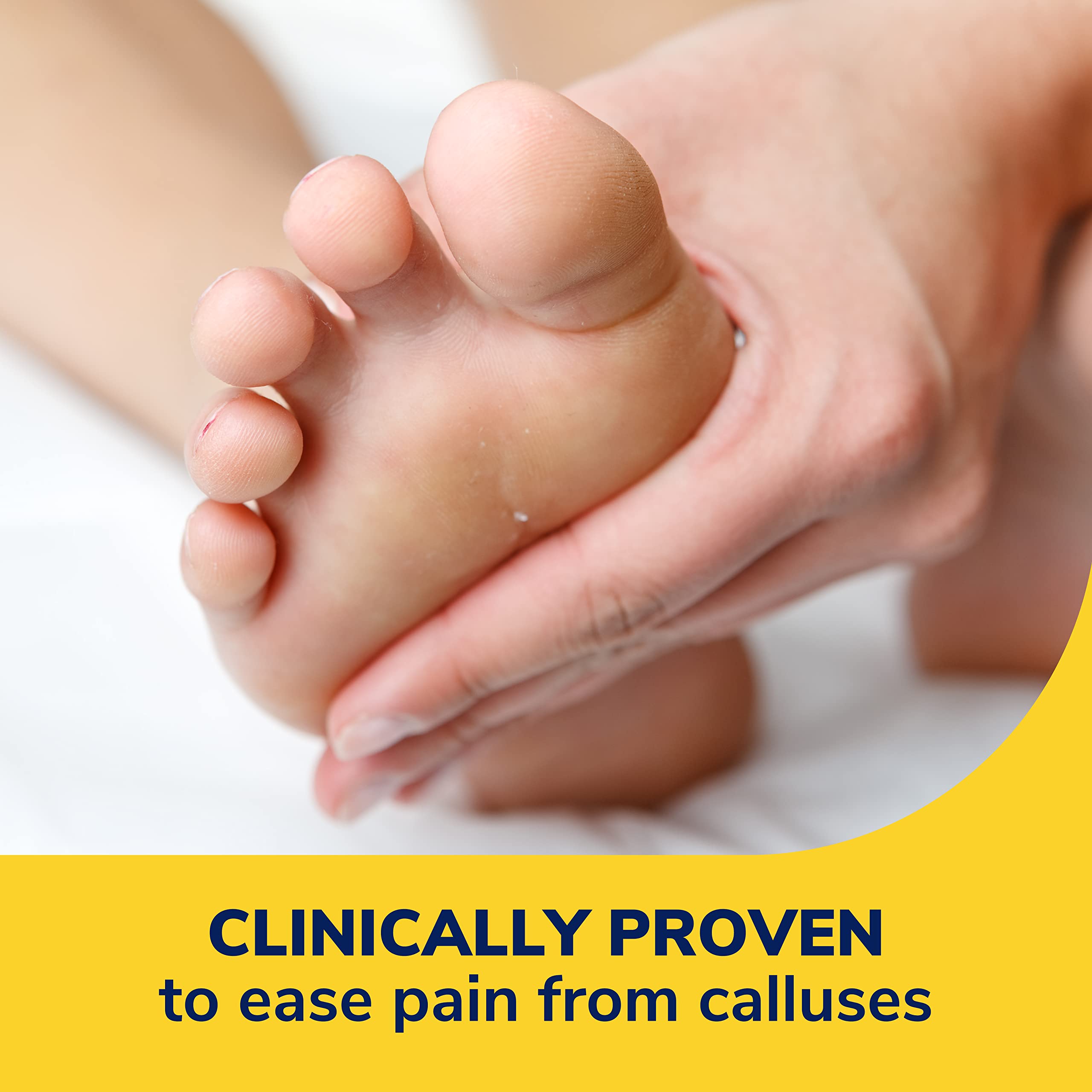 Dr. Scholl's Callus Cushions placed inside a shoe to reduce pressure