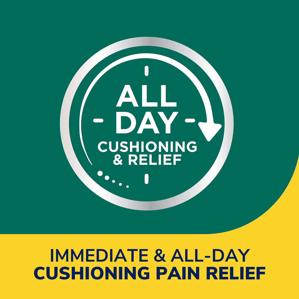Water-resistant Dr. Scholl's Callus Cushions stay in place during moisture