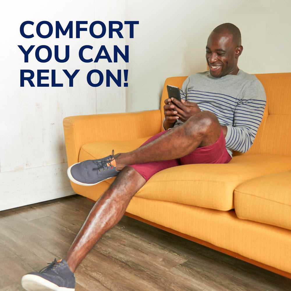 Dr. Scholl's Tri-Comfort inserto que cuida el empeine sin apretar.