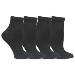 Dr. Scholl's diabetes and circulator socks black pack top view showing stay-up design