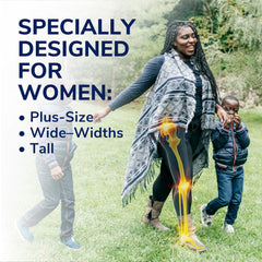 Dr. Scholl's arch support improves stability during long standing.