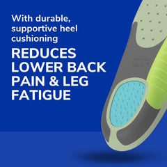 Dr. Scholl's trim-to-fit insoles sized 6–11 for customization.