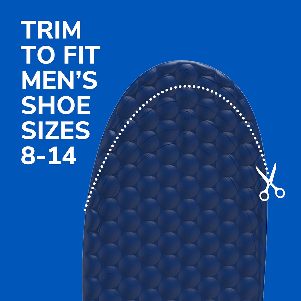 Dr. Scholl's Float-On-Air makes insertion easy for quick comfort.