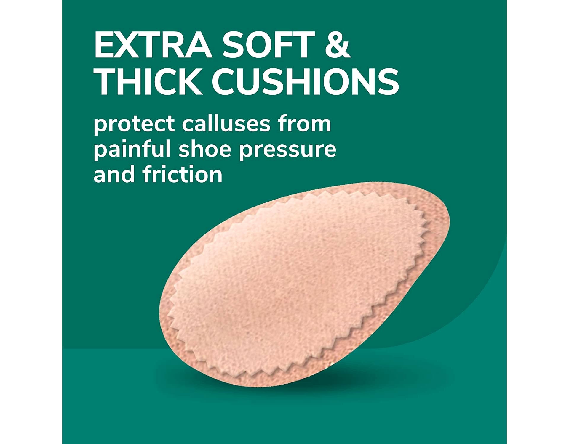 Clear view of Dr. Scholl's extra thick cushion design.