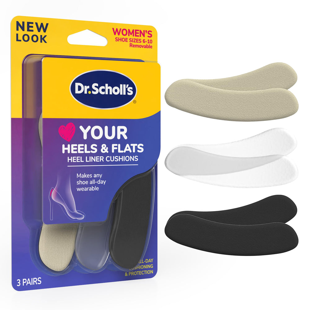 Dr. Scholl's Love Your Heels foam heel liner pair for all-day comfort