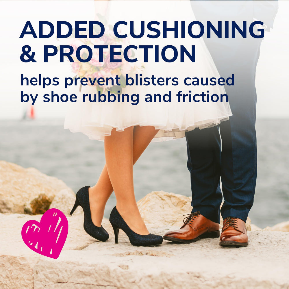 Gel heel liner close-up showing padding and secure fit