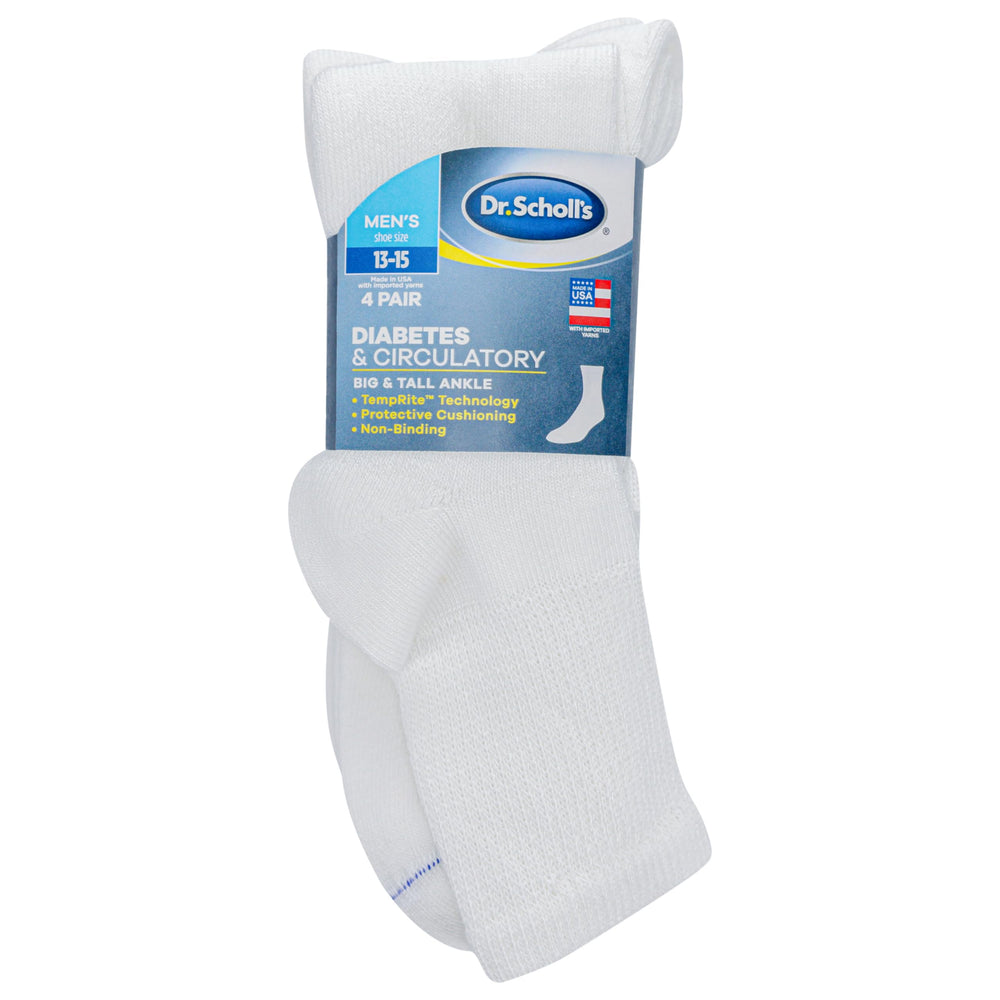 Dr. Scholl's odor-control feature keeps socks fresher through workouts and daily use