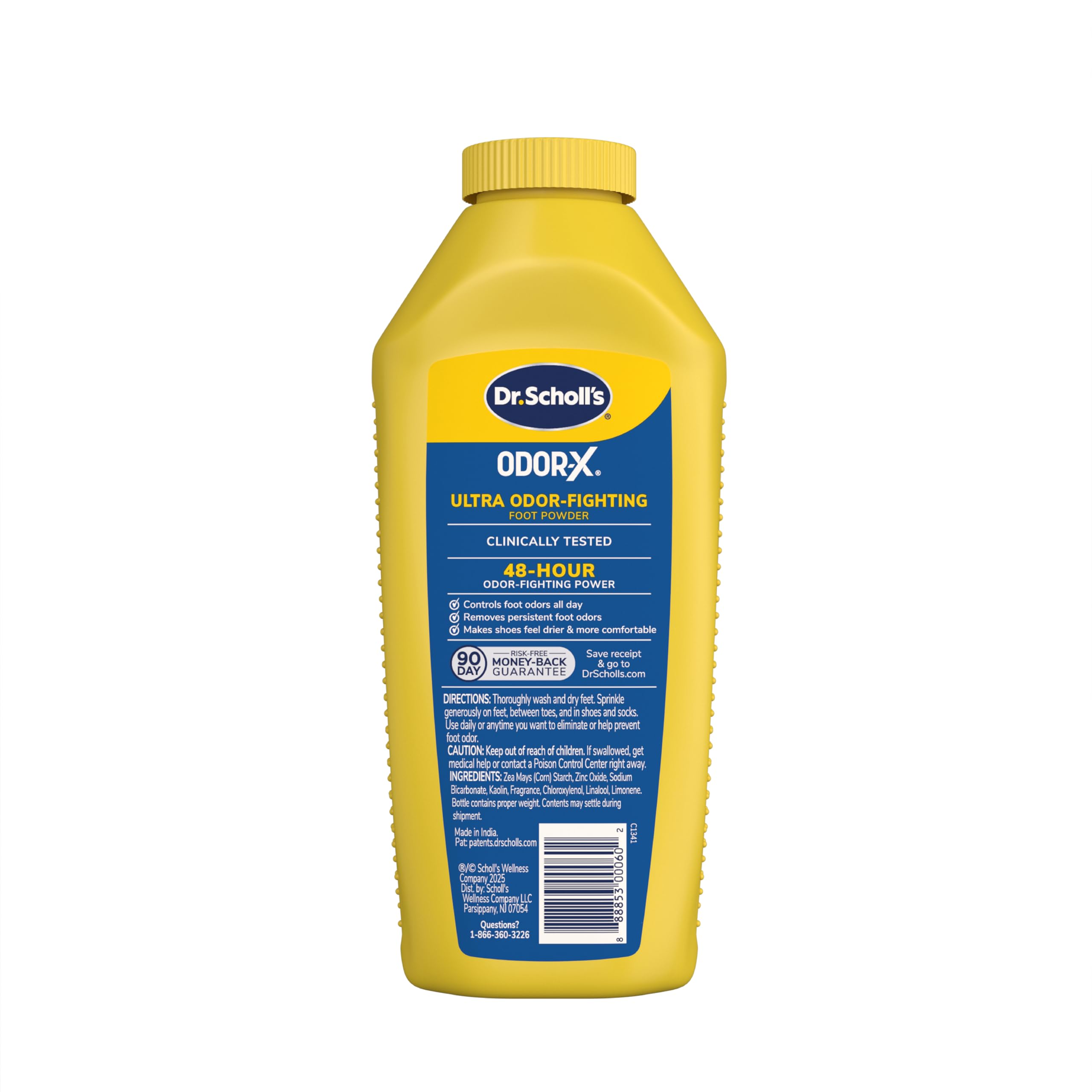 Dr. Scholl's Odor-X Ultra 3-pack box for travel and daily use.
