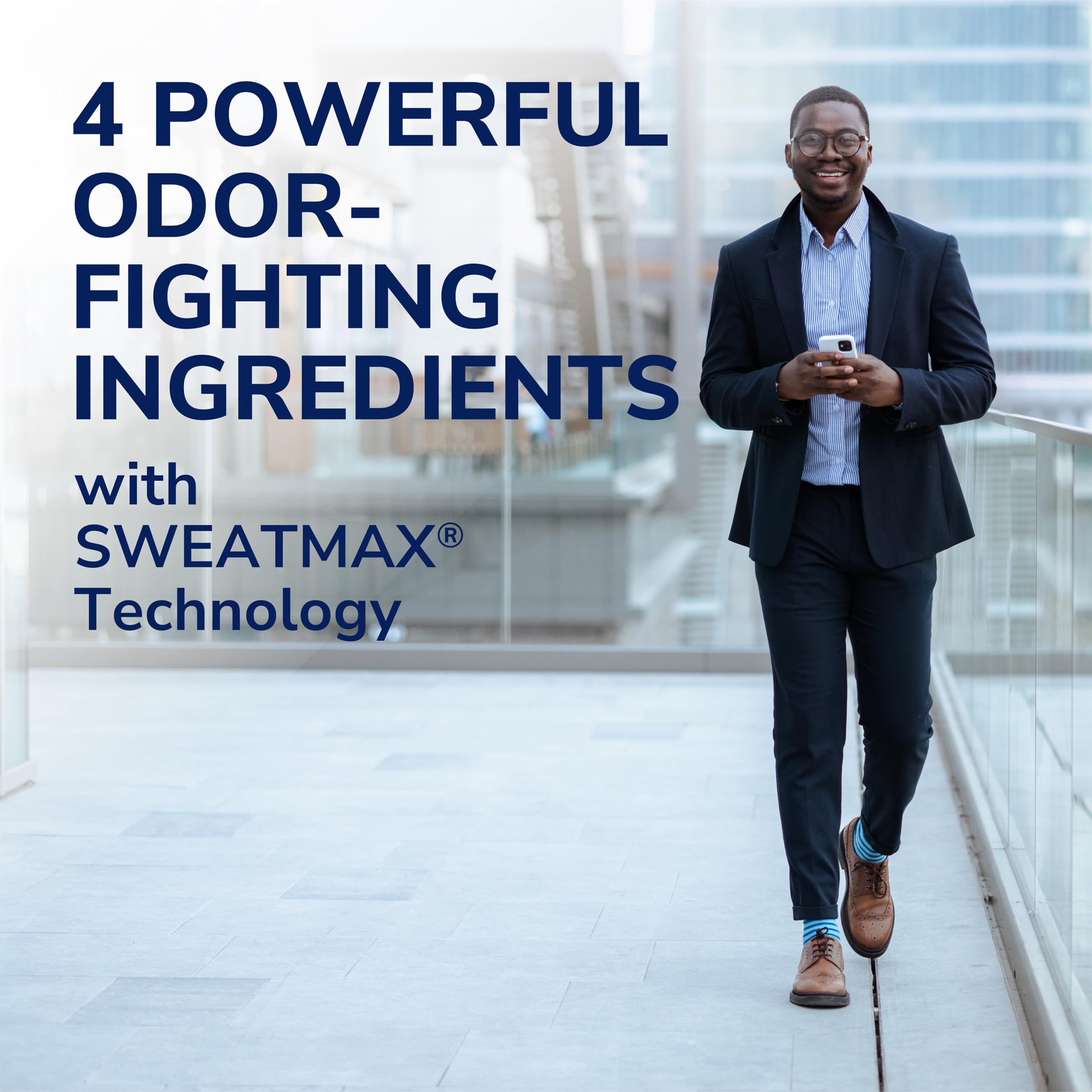 Dr. Scholl's Odor-X Ultra applied between toes for targeted moisture absorption.