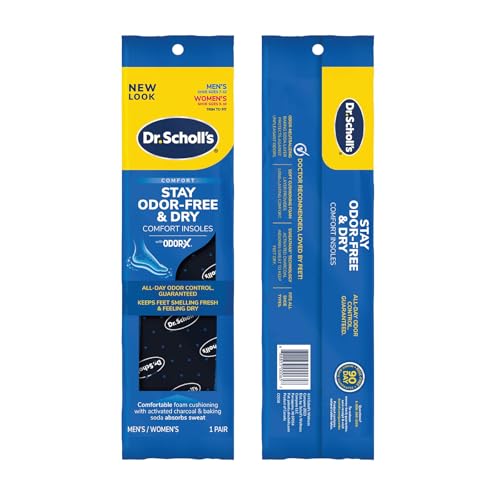 Dr. Scholl's Odor-X: bicarbonato de sodio ayuda a mantener la humedad bajo control.