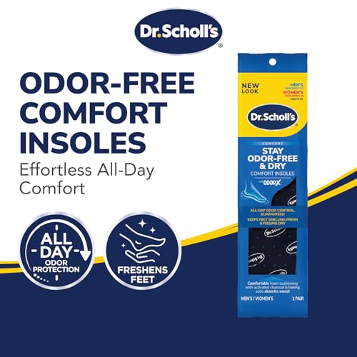 Dr. Scholl's Odor-X: carbón activado para control de olores durante el día.