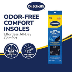 Dr. Scholl's Odor-X: carbón activado para control de olores durante el día.