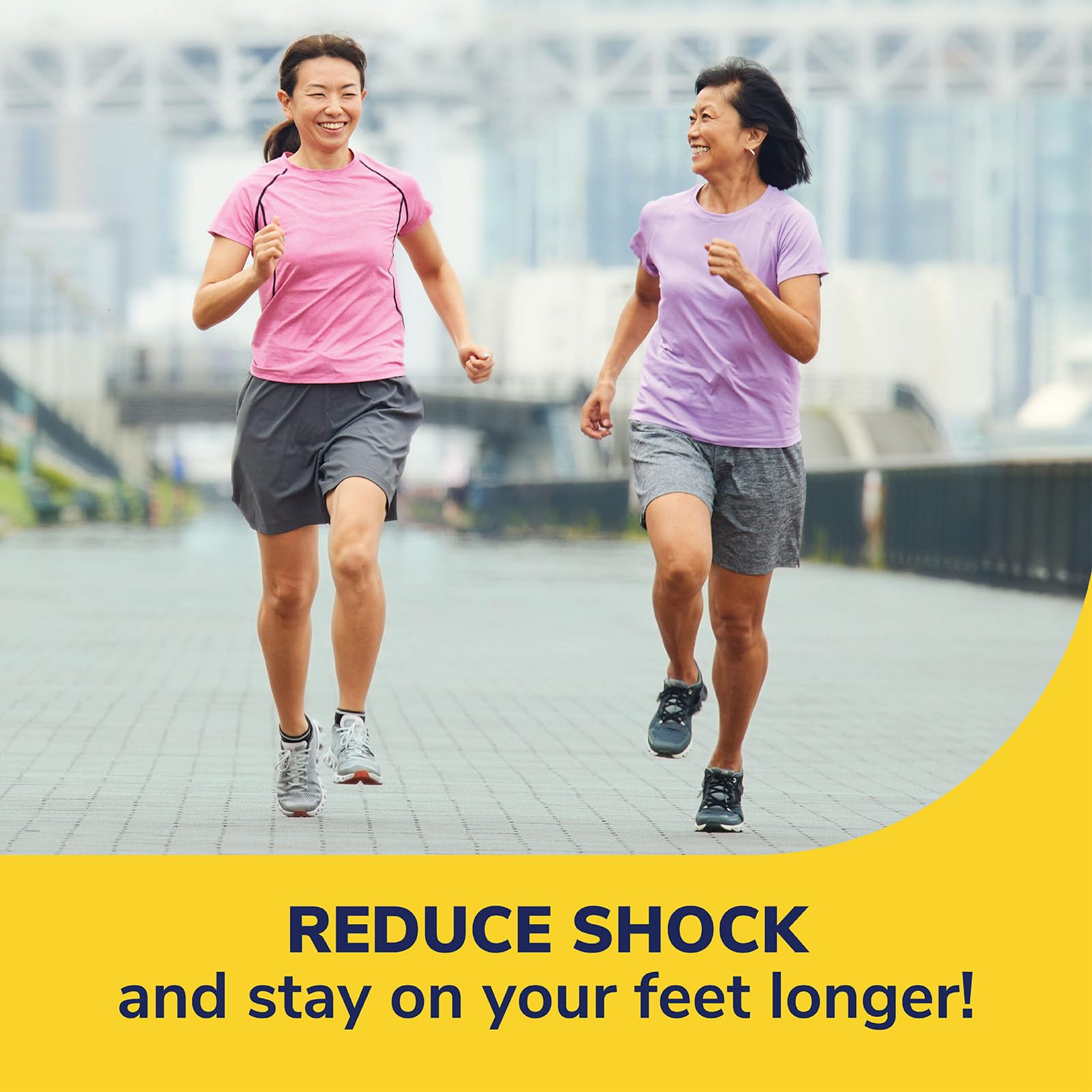 Dr. Scholl's Run Active Comfort StayFresh odor control in action