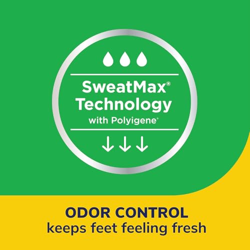 Dr. Scholl's Run Active Comfort outsole area shows shock absorption benefits