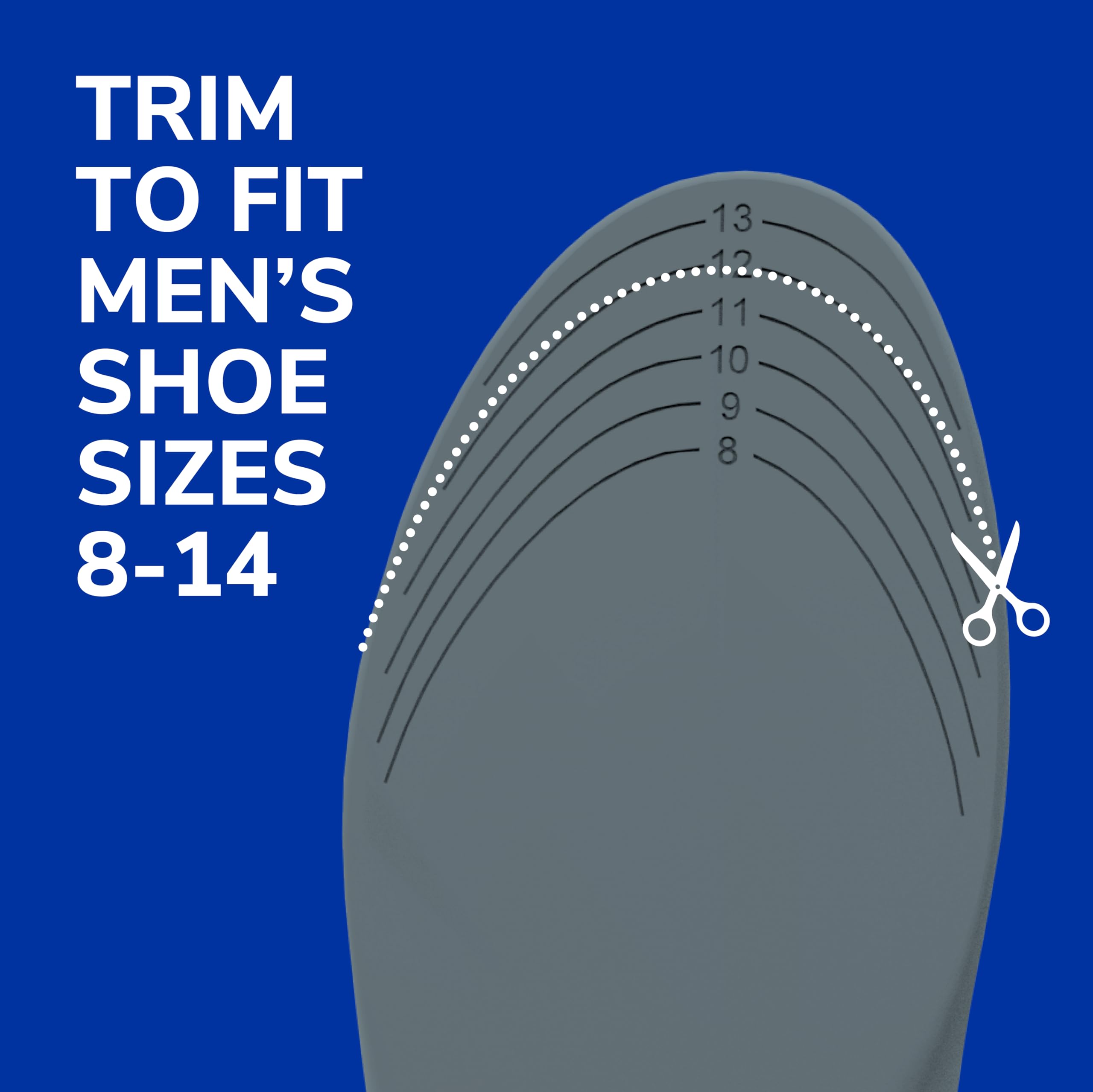 Dr. Scholl's Stability insoles support balance during walking and standing.