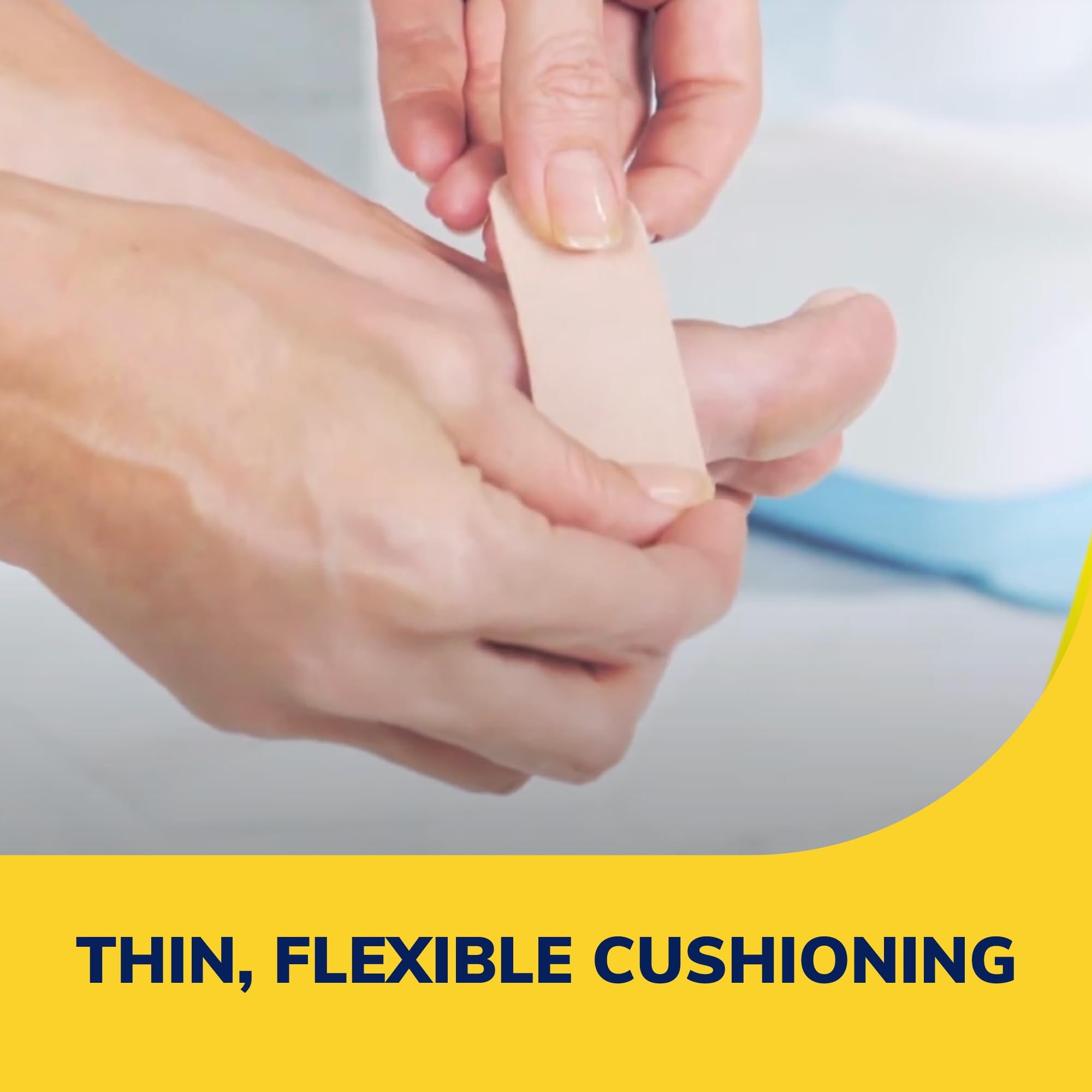 Dr. Scholl's Tiras Moleskin Corte a Medida, se adapta a tu zapato.