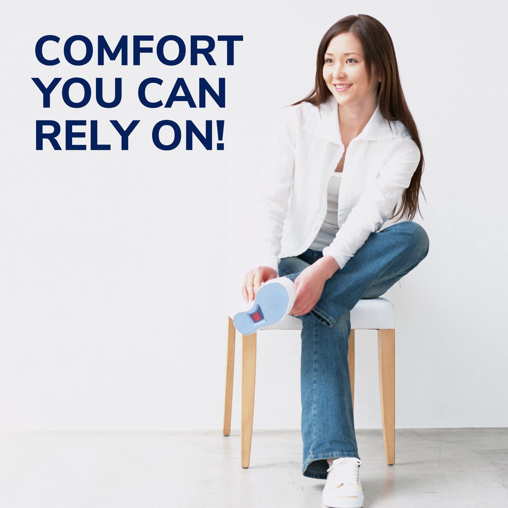 Dr. Scholl's Tri-Comfort offers all-day comfort for extended wear.