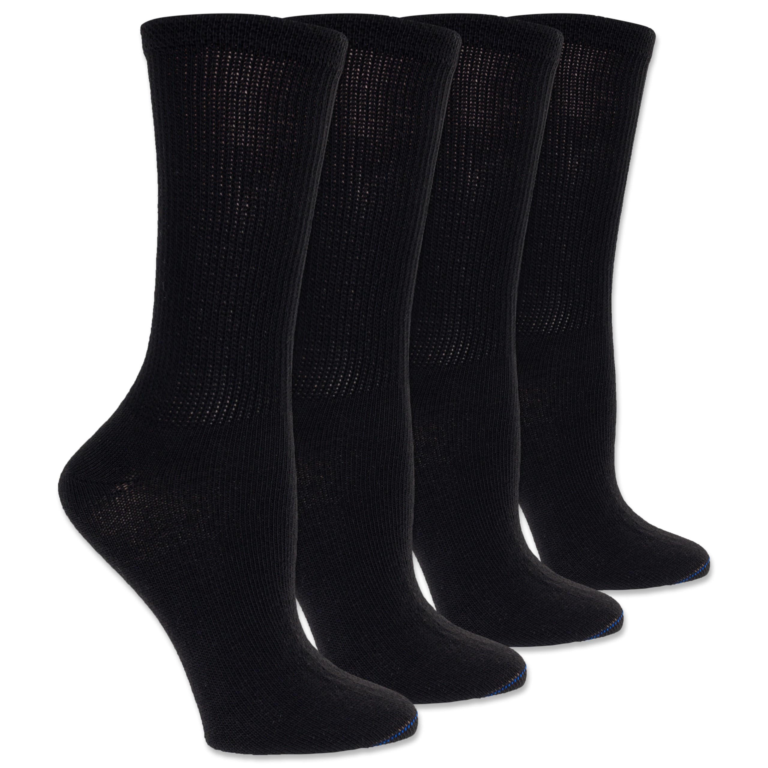 Dr. Scholl's Diabetes Circulator socks with moisture-control fibers for dry comfort.