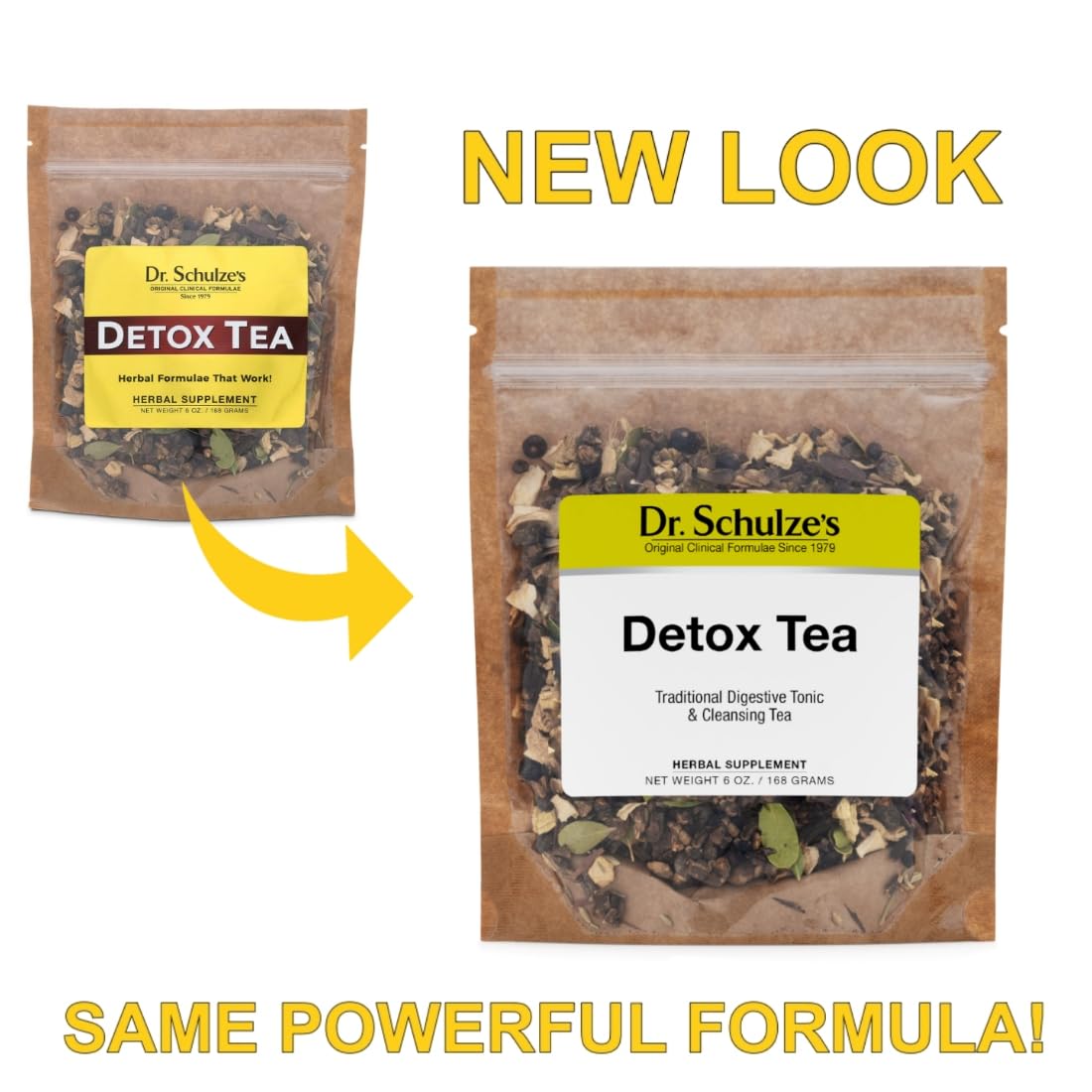 Dr. Schulze's Detox Tea brewing steam evoking aroma that supports easier digestion