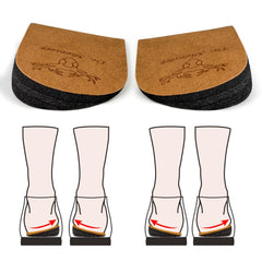 Dr. Shoesert heel wedge insert for proper foot alignment and stability.