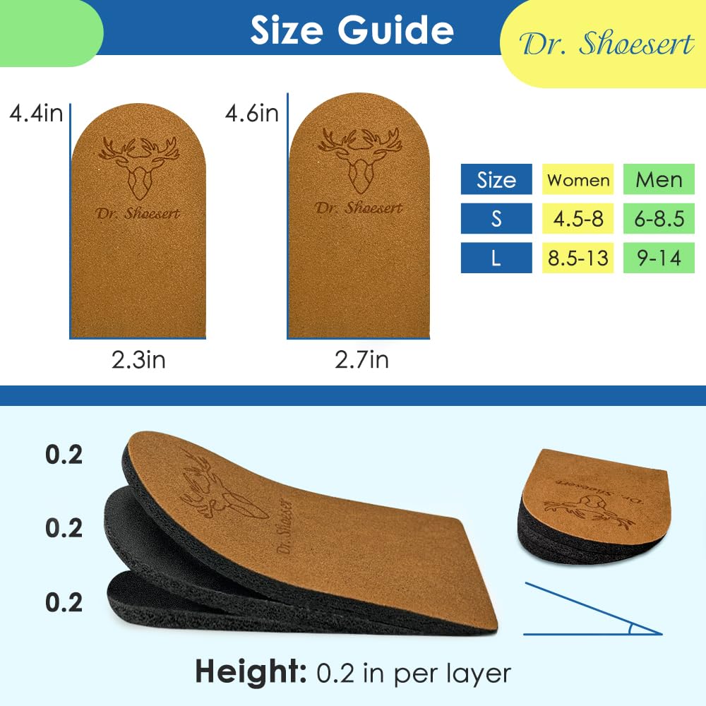Dr. Shoesert supination-pronation correction inset guiding foot placement for balance.