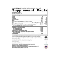 Dr. Sinatra Omega Q Plus PRO softgels in bottle show easy daily dosage.