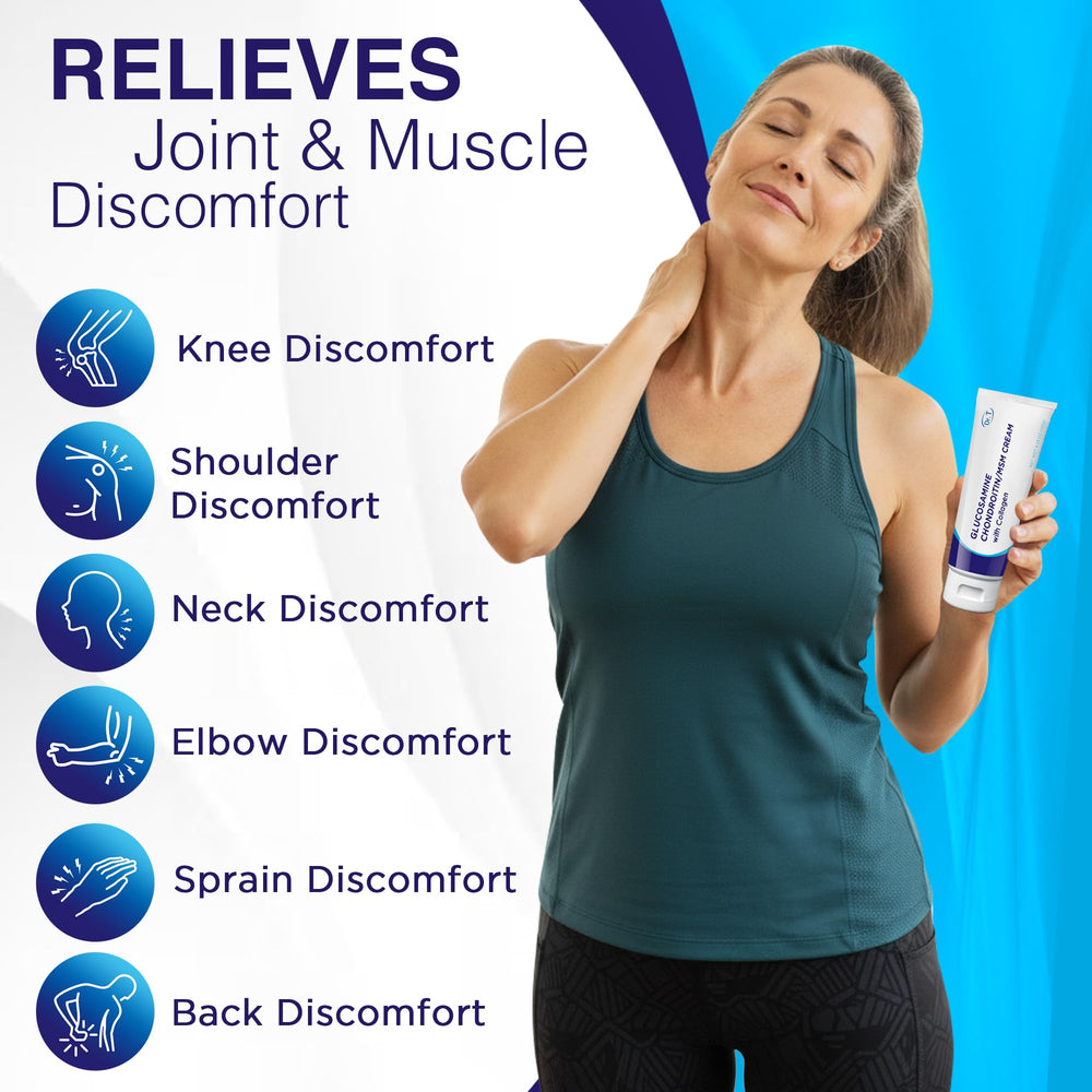 Dr. T Glucosamine Chondroitin Cream topical application – easy rub-on relief