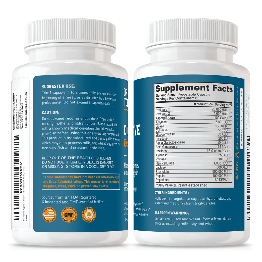 Dr. Tobias Digestive Enzymes daily-use scene illustrating a routine supplement moment