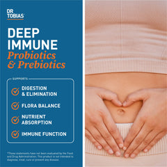 Dr. Tobias PreforPro prebiotics powder highlighting built-in prebiotic boost.