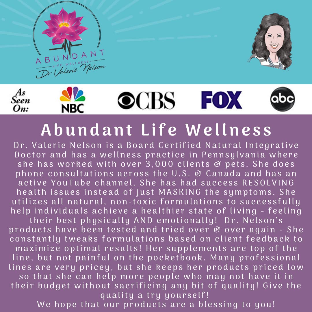 Dr. Valerie Nelson Quercetin nutritional facts panel close-up.