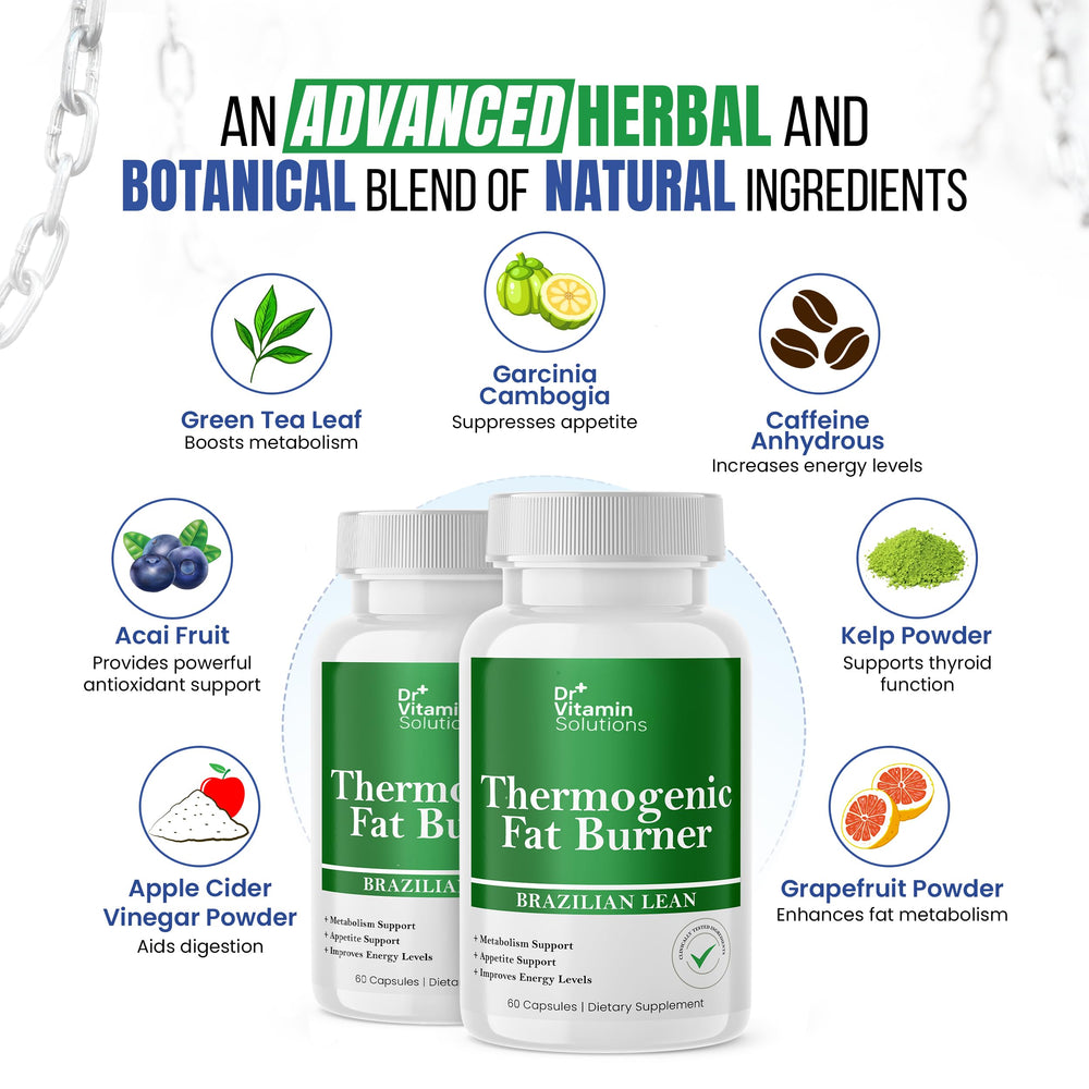 DR VITAMIN SOLUTIONS appetite control blend packaging suggests cravings relief during meals.