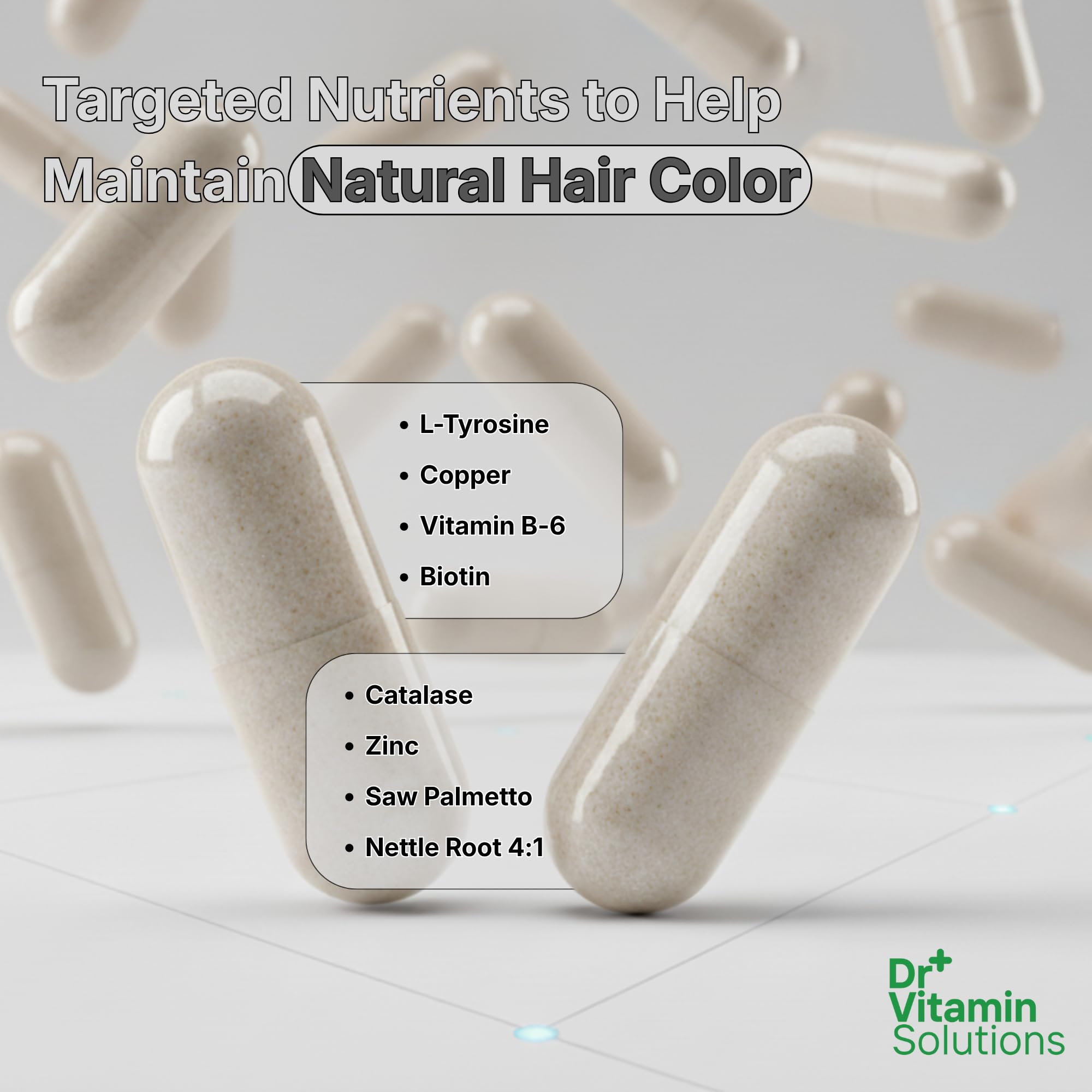 DR VITAMIN SOLUTIONS Bottle on countertop ready for everyday use