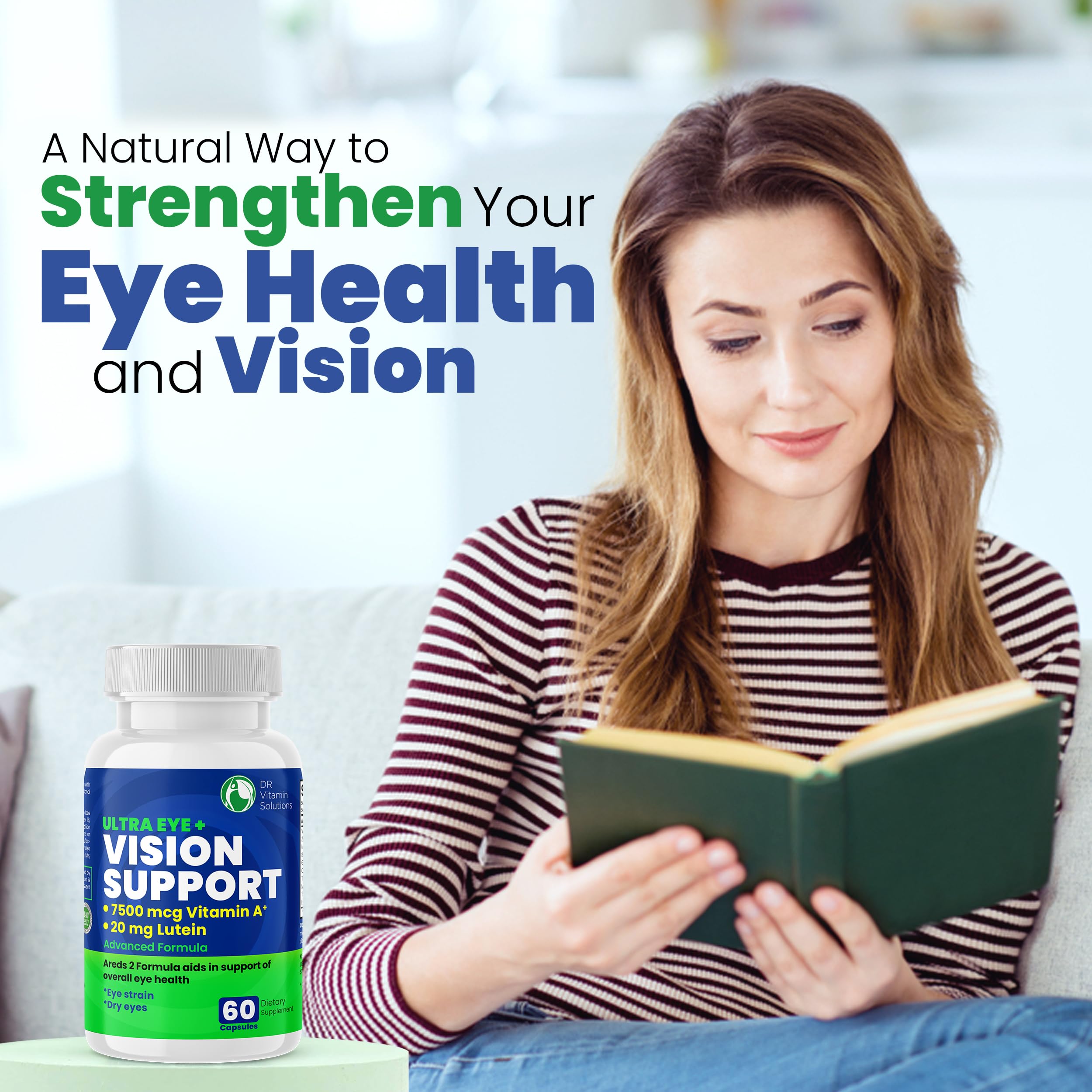 DR VITAMIN SOLUTIONS Capsule close-up for smooth swallowing.