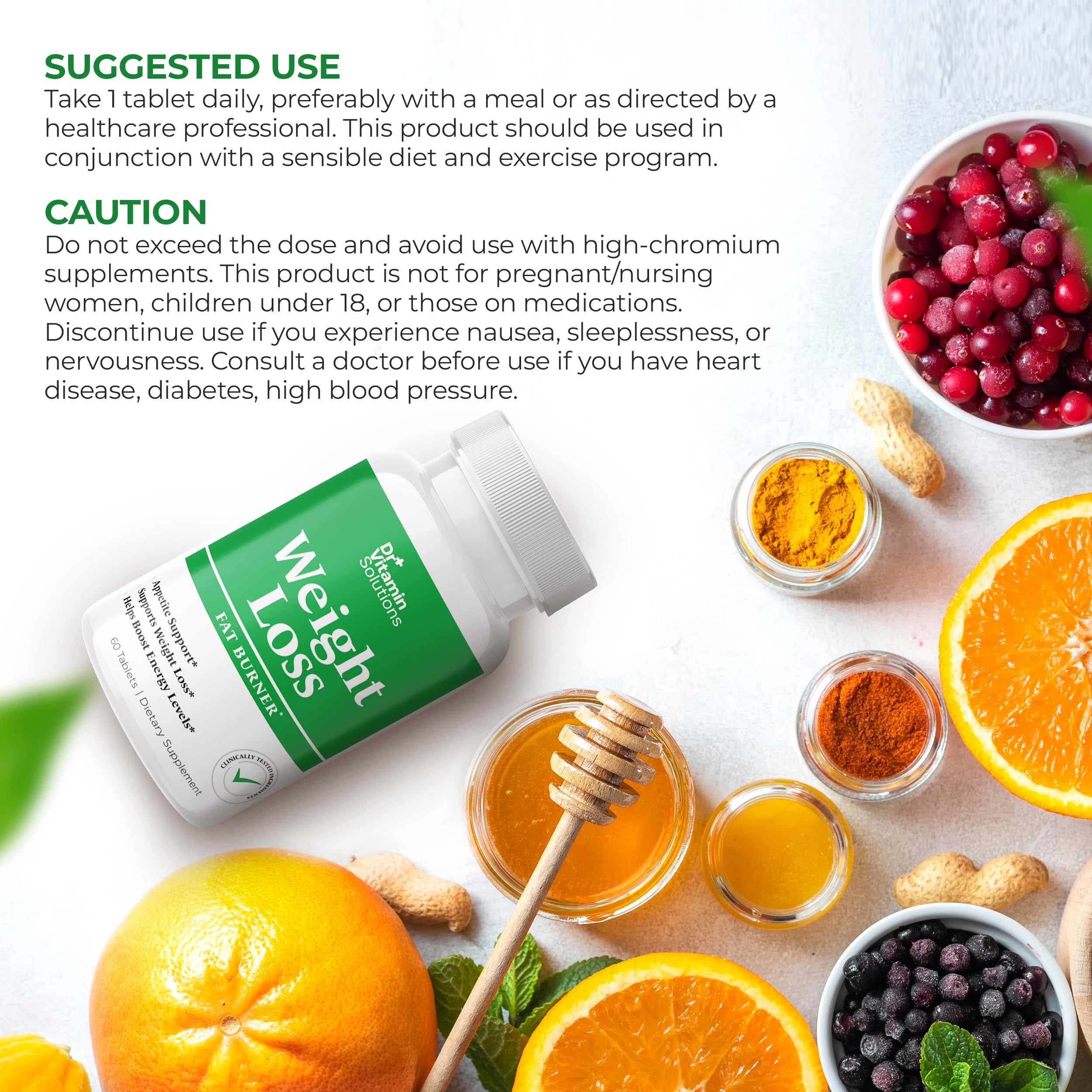 DR VITAMIN SOLUTIONS daily use bottle on desk implies routine-friendly wellness.