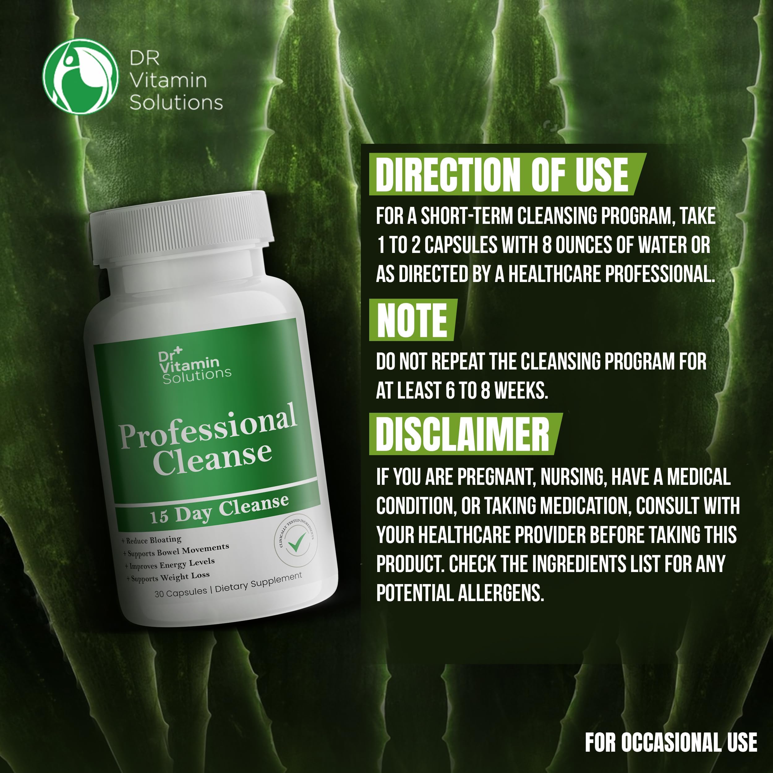 DR VITAMIN SOLUTIONS daily-use pack for at-home wellness routines.