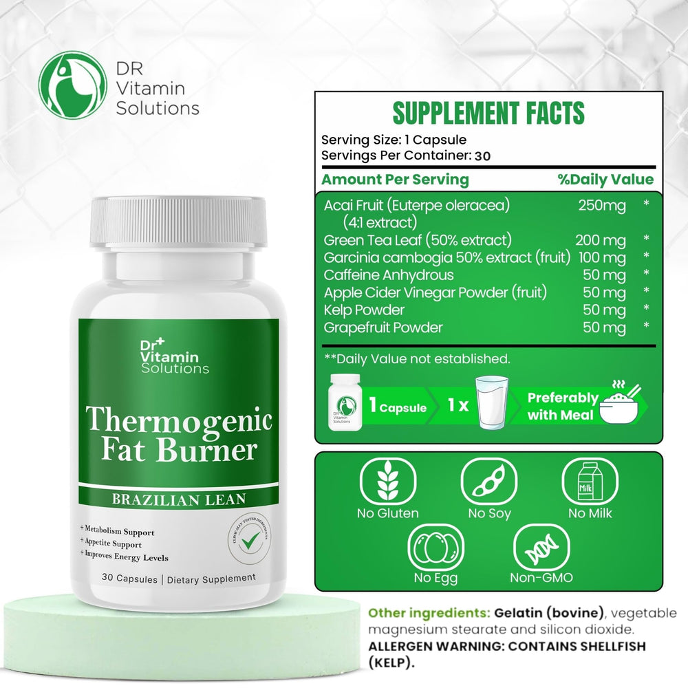 DR VITAMIN SOLUTIONS botella con cápsulas para impulso de energía diario