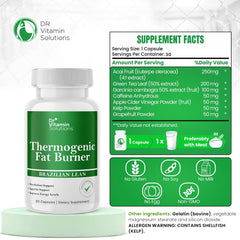DR VITAMIN SOLUTIONS botella con cápsulas para impulso de energía diario