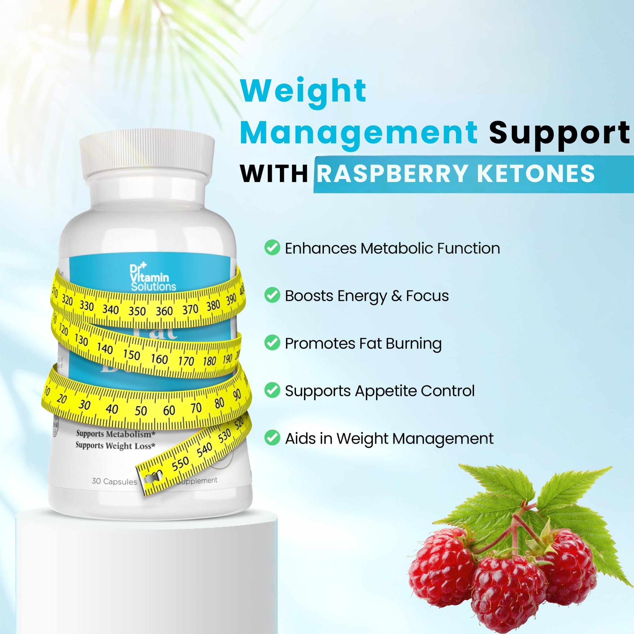 DR VITAMIN SOLUTIONS African mango image hints at satiety support.