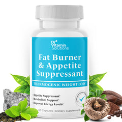 DR VITAMIN SOLUTIONS fat burner bottle front view offering daily energy and weight management