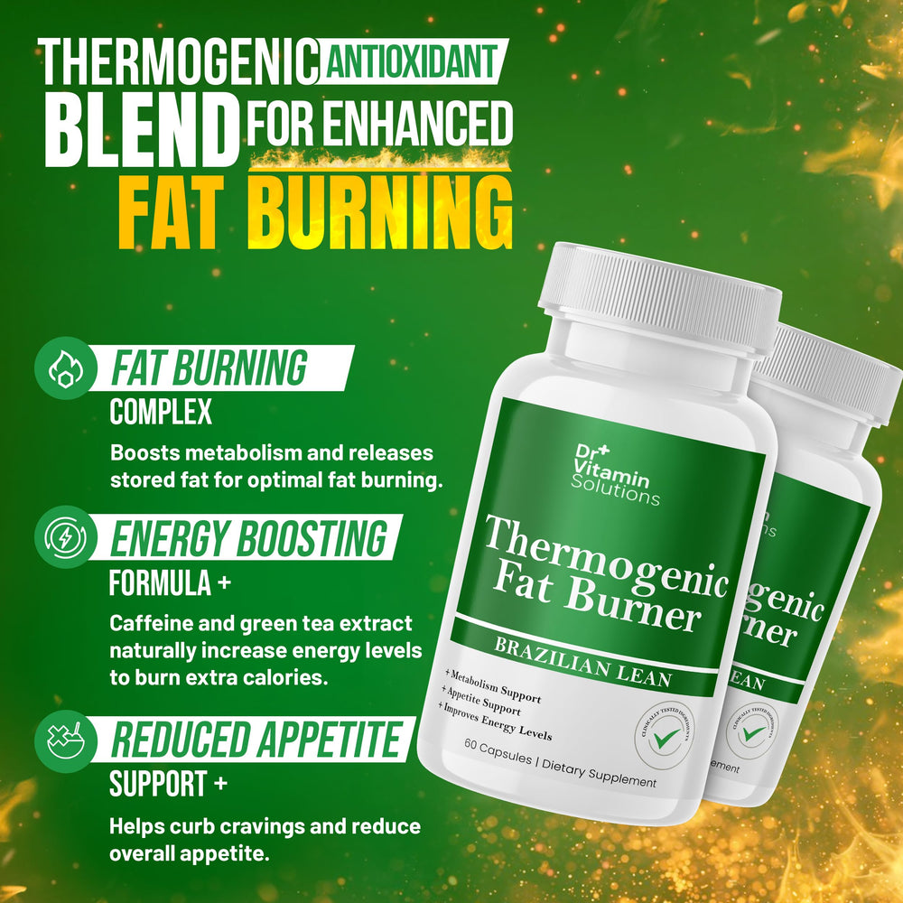 DR VITAMIN SOLUTIONS green tea extract label highlights energy and antioxidant benefits.