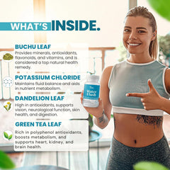 Green tea leaf detail in DR VITAMIN SOLUTIONS pills for metabolism support