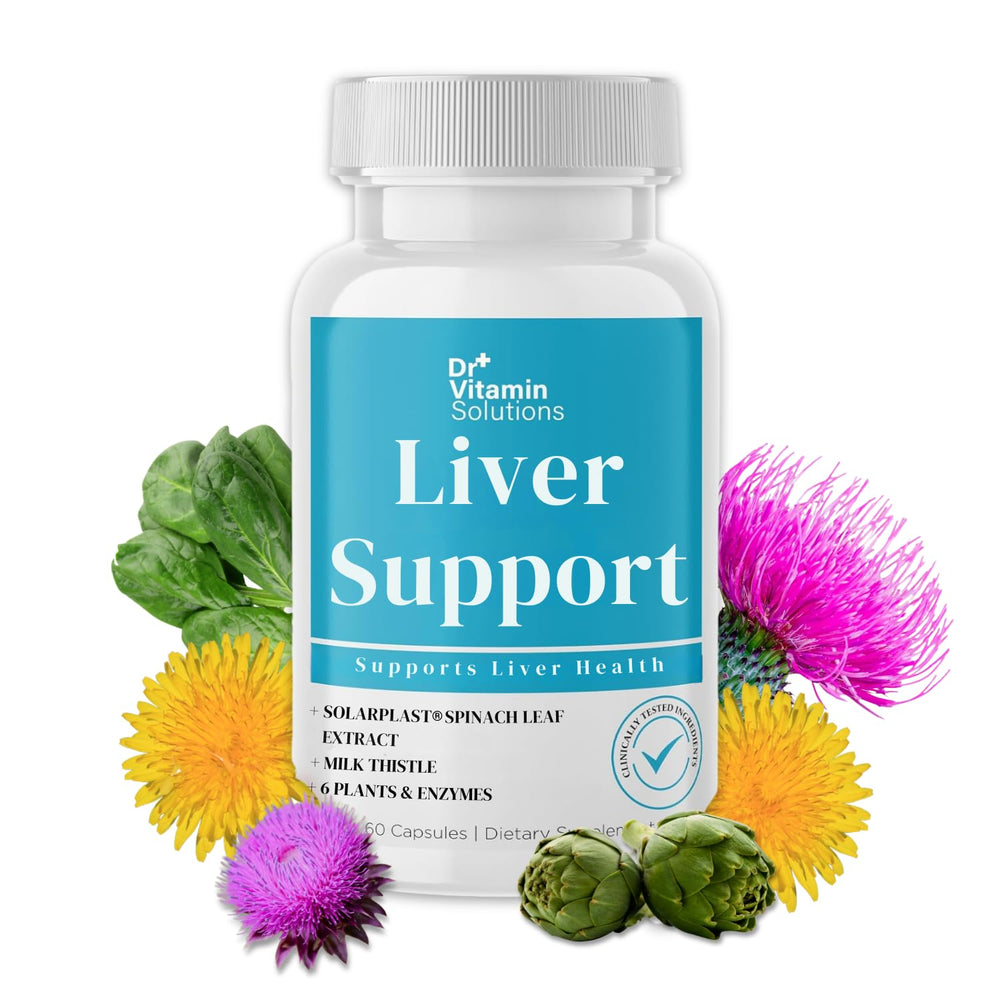 DR VITAMIN SOLUTIONS Liver Cleanse bottle for daily detox support.