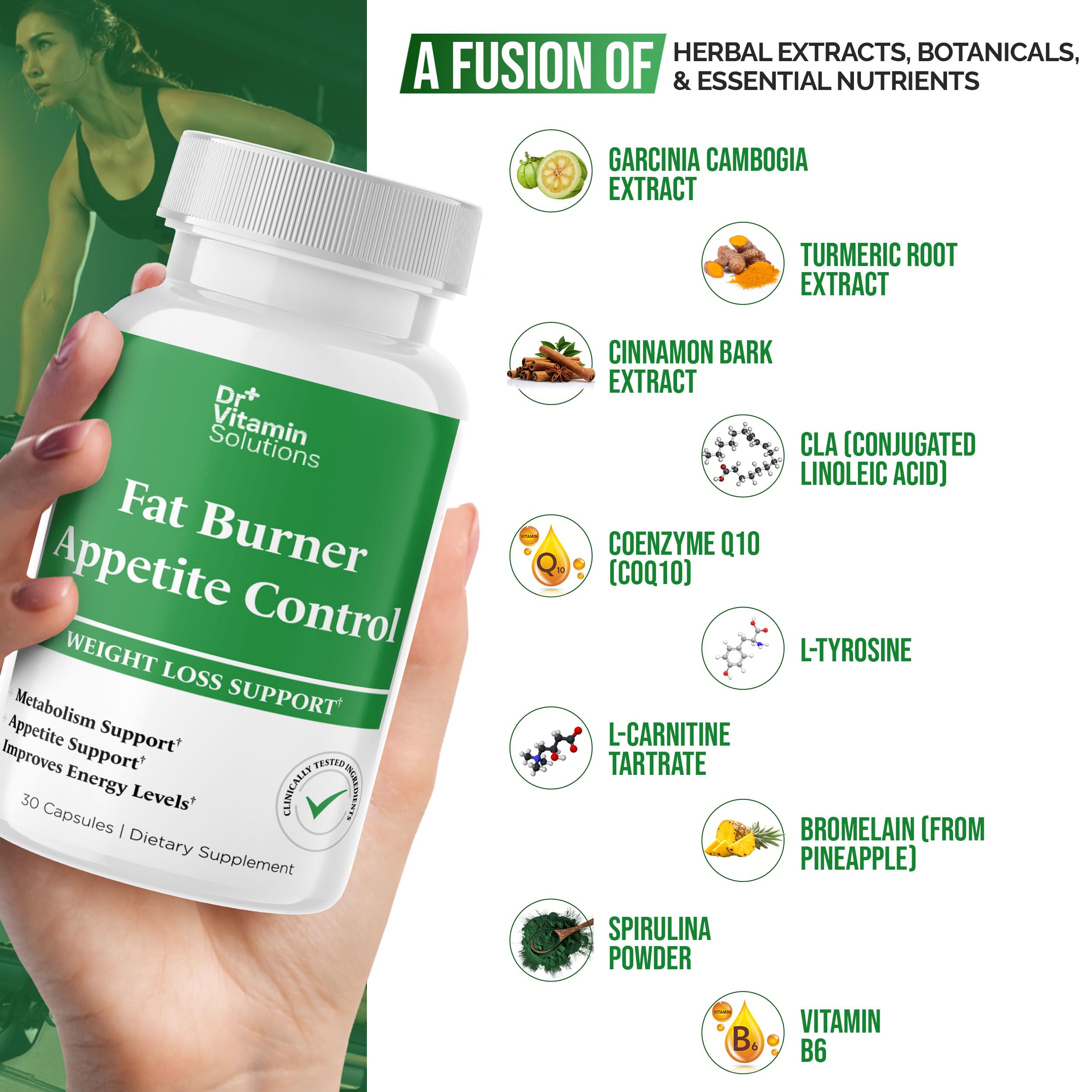 Dr Vitamin Solutions measuring spoon with capsules illustrates dosage context for daily use.