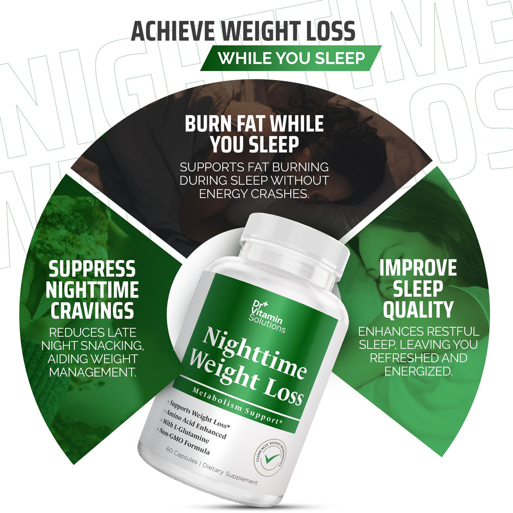 DR VITAMIN SOLUTIONS Nighttime Fat Burner packaging box with label
