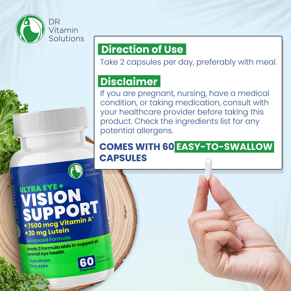 DR VITAMIN SOLUTIONS One-month supply with 60 capsules.