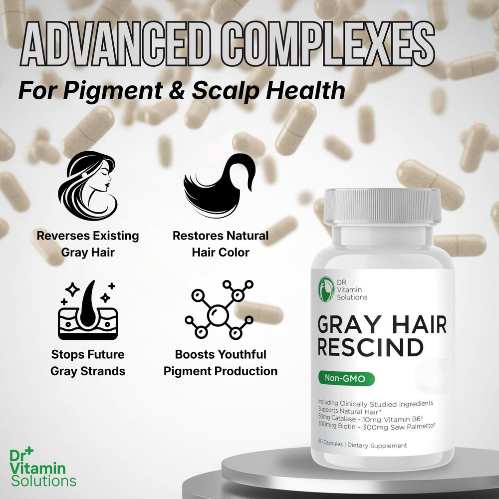 DR VITAMIN SOLUTIONS Zinc and B6 support essential nutrients for hair vitality