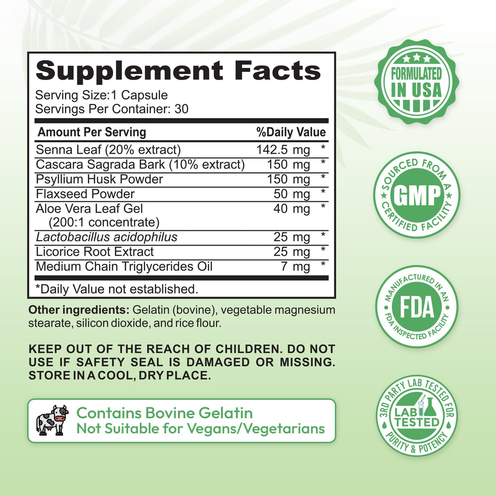 Dr Vitz packaging highlights clean, safe ingredients for balanced gut care.