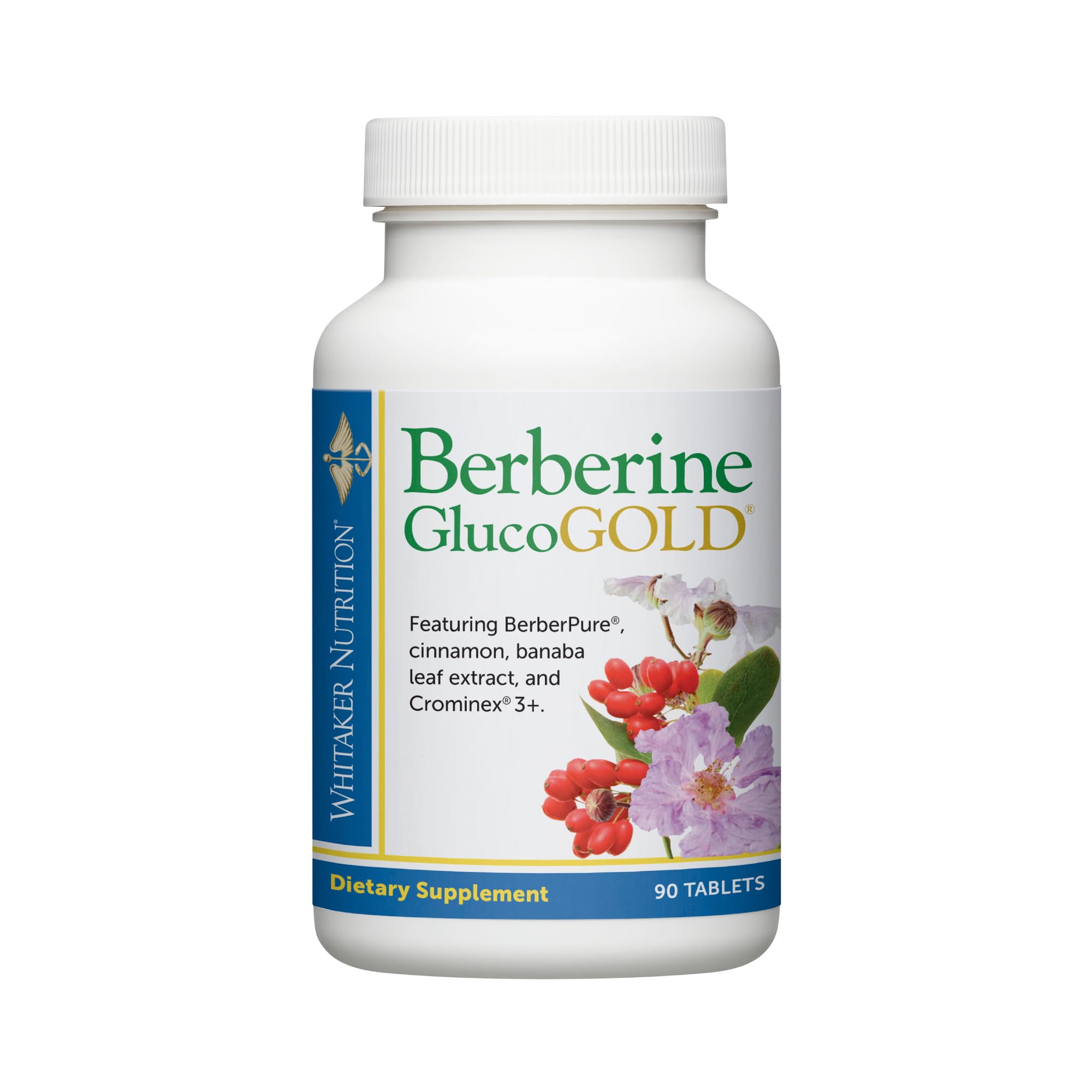 DR.WHITAKER Berberine GlucoGold bottle for daily wellness routine.