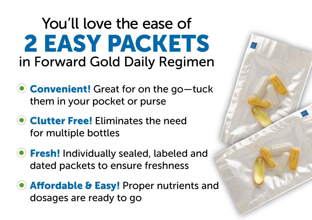Twice-daily DR.WHITAKER Forward Gold complexes close-up for easy use.